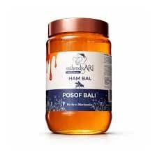 Posof balı etiketli bal kavanozu